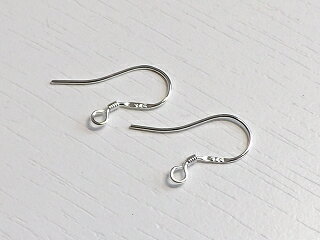 【ピアス パーツ】ピアスフックsv925 ピアス パーツ 10セット入り p-0023