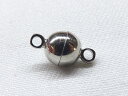 アクセサリーパーツ　マグネットクラスプ　6mm　1個　p-0152