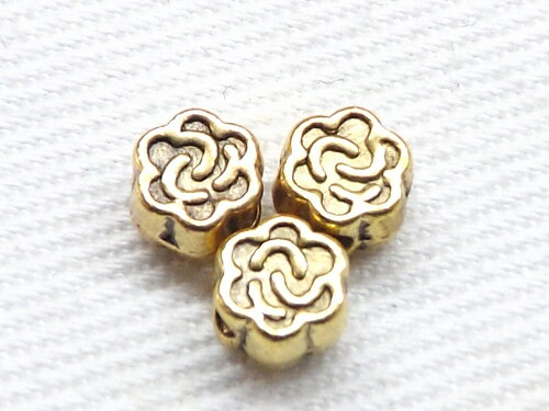 花形スペーサー　ゴールド　　20個入り　pg-0240
