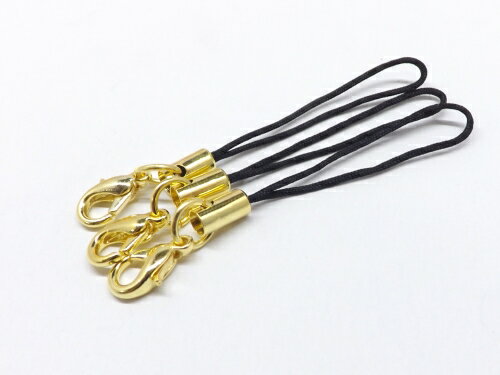 カニカン付 ストラップ 3本 p-0477