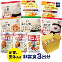 企業、団体向け 1人用 非常食 3日間 セット 備蓄 食料 防災セット 防災用品 5年保存 保存食 災害用 備蓄用 緊急用 避難用 アルファ米 パンの缶詰 カンパン