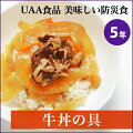 UAA食品 美味しい防災食 牛丼の素