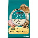 ピュリナワン グレインフリー チキン 1.6kg ( 400g × 4袋 ) 1歳～全ての年齢に キャットフード 無添加 猫 グッズ 餌 ネコ用品 ネコ ペット ペットフード ペット用品 キャット フード 送料無料 子猫用 子ネコ こねこ やわらか