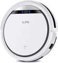 ilife v3s pro ロボット掃除機 薄型 自動充電 自動掃除機 自動掃除 掃除機 そうじき お掃除ロボット 掃除ロボット ロボット 自動 一人暮らし 落下防止 強力吸引 衝突防止 ペットの毛 丸型 ホワイト 家電 便利家電 おしゃれ