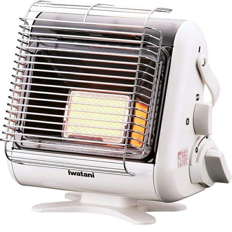 イワタニ カセットガスストーブ CB-STV-MYD ウォームホワイト ┃ カセット ポータブル 4畳 マイ暖 暖房器具 Iwatani 岩谷産業 暖房 コンパクト 災害時 足元 冷え 持ち運び リビング トイレ 脱衣所 小型 軽量 安全装置のサムネイル
