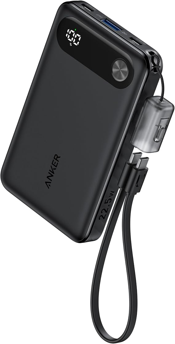 Anker Power Bank (10000mAh, 22.5W) (ブラック) | アンカー モバイルバッテリー アンカー 充電器 power bank 10000mah anker モバイルバッテリーのサムネイル