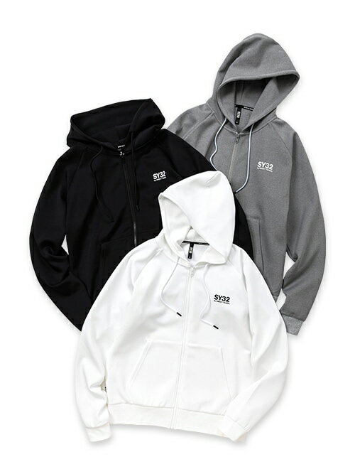 楽天Lifestyle Select Store TrueSSY32 by SWEET YEARS スウェット パーカー メンズ おしゃれ ブランド スポーツ トレーニング ゴルフ ダブルニット ジップアップ 13492 お取り寄せ商品