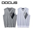 DOCUS ゴルフウェア ベスト ニット メンズ レディース おしゃれ ブランド かっこいい DCM25S017 お取り寄せ商品