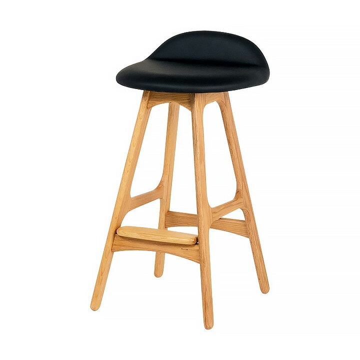 7279カウンタースツール レッドオーク レザー 椅子 1人掛け おしゃれ 北欧 デザイナーズ エリック・バック 家具 リプロダクト BS7279A6T0A【お取り寄せ】