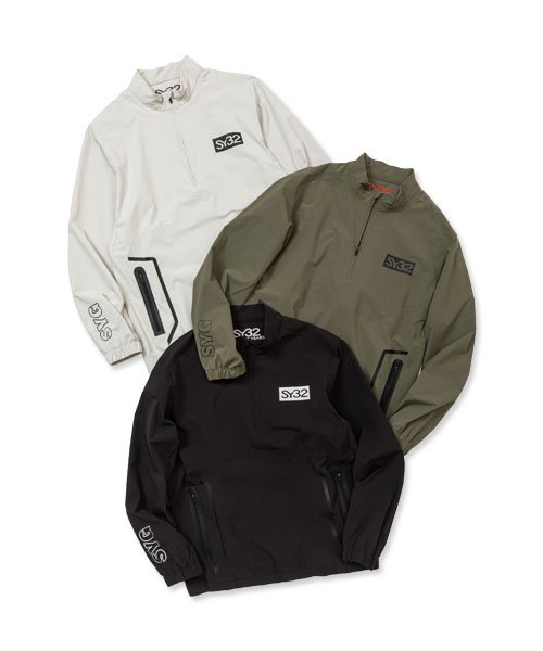 楽天Lifestyle Select Store TrueSSY32 by SWEET YEARS ゴルフウェア ハーフジップジャケット 長袖 メンズ おしゃれ かっこいい ブランド SYG-23A42【お取り寄せ】