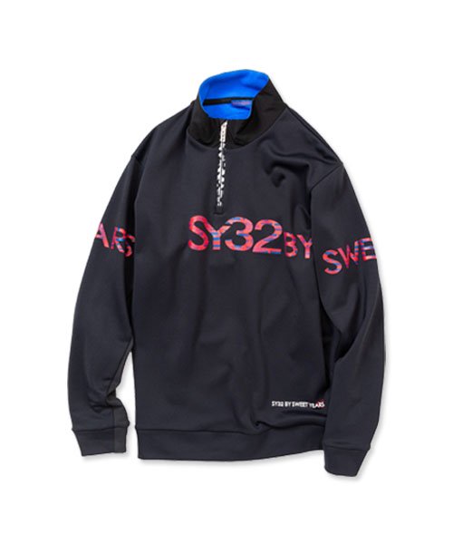 楽天Lifestyle Select Store TrueSSY32 by SWEET YEARS ゴルフウェア ハーフジップシャツ Tシャツ 長袖 メンズ おしゃれ かっこいい ブランド SYG-23A02MI【お取り寄せ】