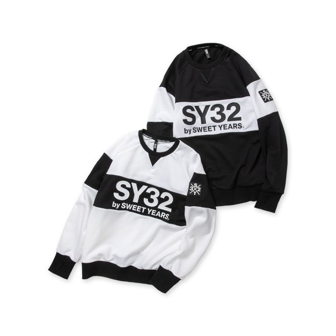 正規品 美品✨SY32 スウェット トレーナー ロゴ ブラック×ホワイト 黒 L 楽天市場】SY32(スウェット・トレーナー|トップス):メンズ