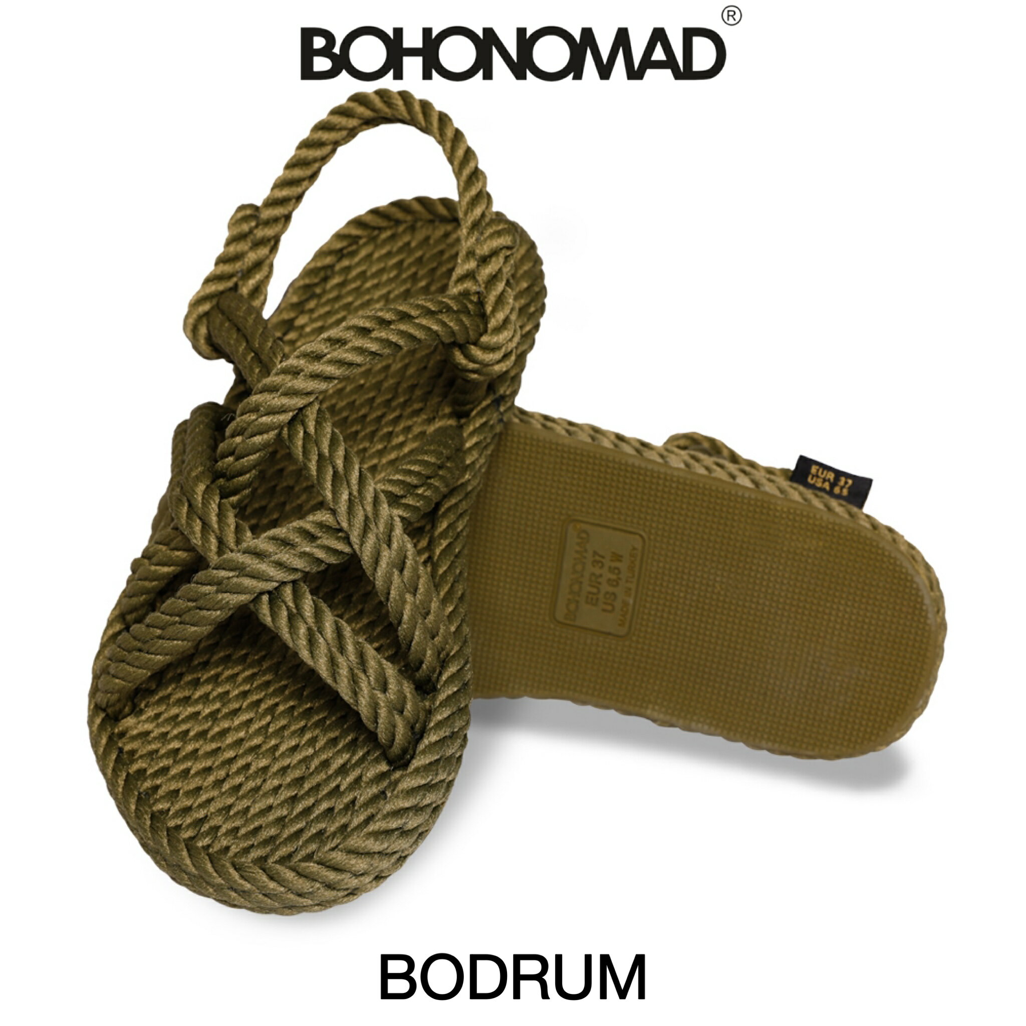 ボホノマド BOHONOMAD サンダル メンズ 歩きやすい おしゃれ ブランド BODRUM KHAKI