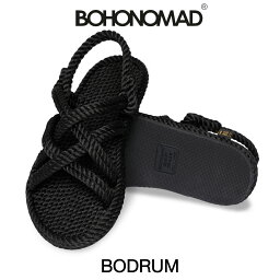 ボホノマド BOHONOMAD サンダル メンズ 歩きやすい おしゃれ ブランド BODRUM BLACK