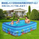 プール 大型 ビニールプール 家庭用 2.1M ファミリープール 大容量 3つ気室 滑り止め 折り畳み式 耐摩擦 耐高温 水遊び 夏の日 屋外用 暑さ対策(3)