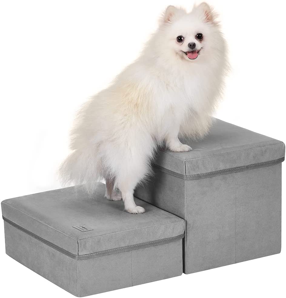 【送料無料】ドッグステップ 犬 ペット用階段 2段 奥行大幅に広く改善 ペット ステップ 耐荷重30