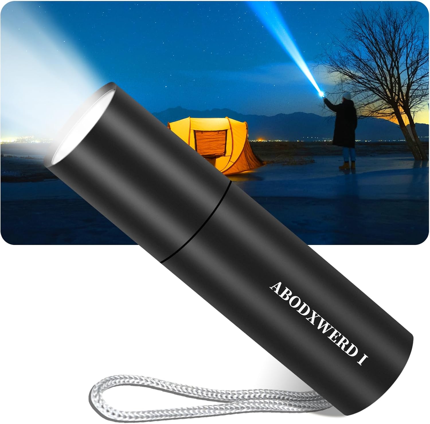 【無料配送】懐中電灯 LED 懐中電灯 小型 充電式 アルミ合金素材 1200ルーメン 600mAh 3モード USB充電..