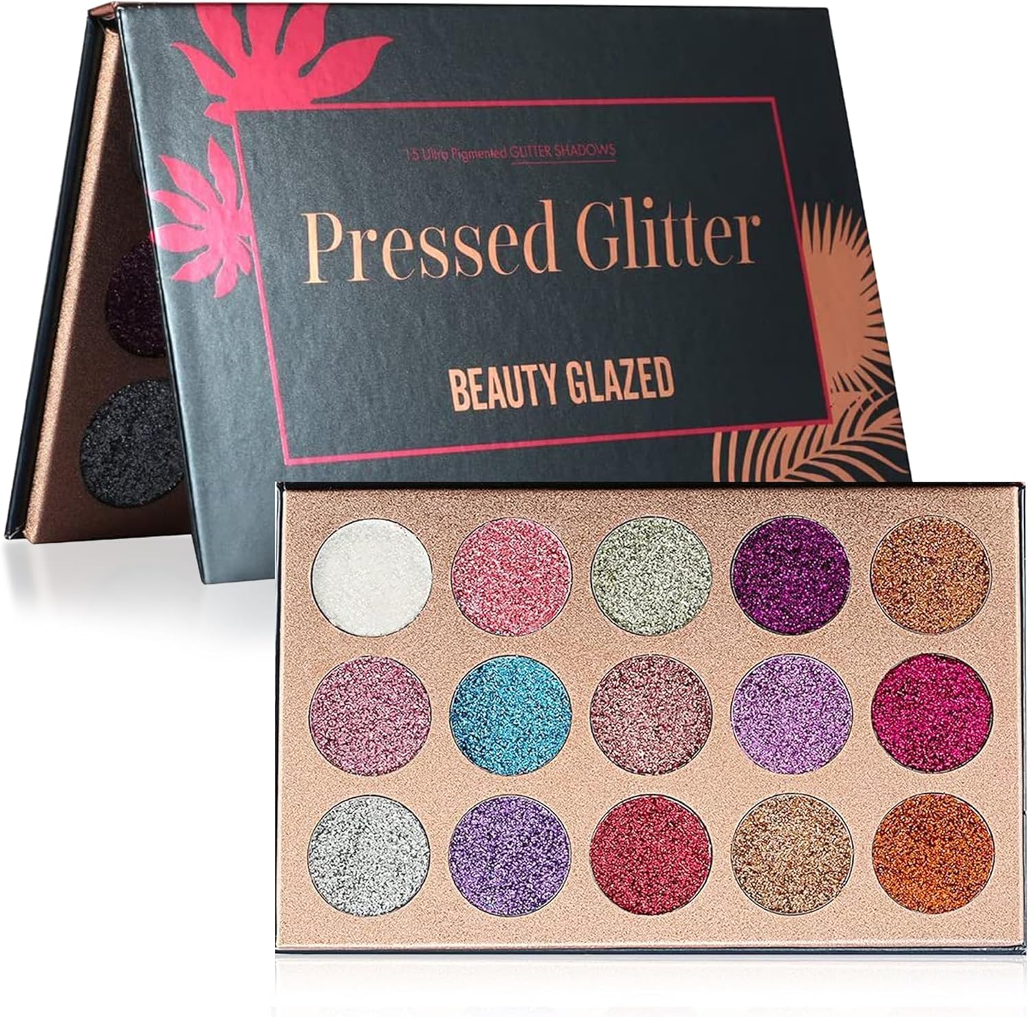 【無料配送】アイシャドウ 15色 アイシャドウパレット 長続き 高発色 アイシャドウのきらめきの自然な構造パレット 初心者 中学生 プレゼント ギフト お祝い 舞台用(4)