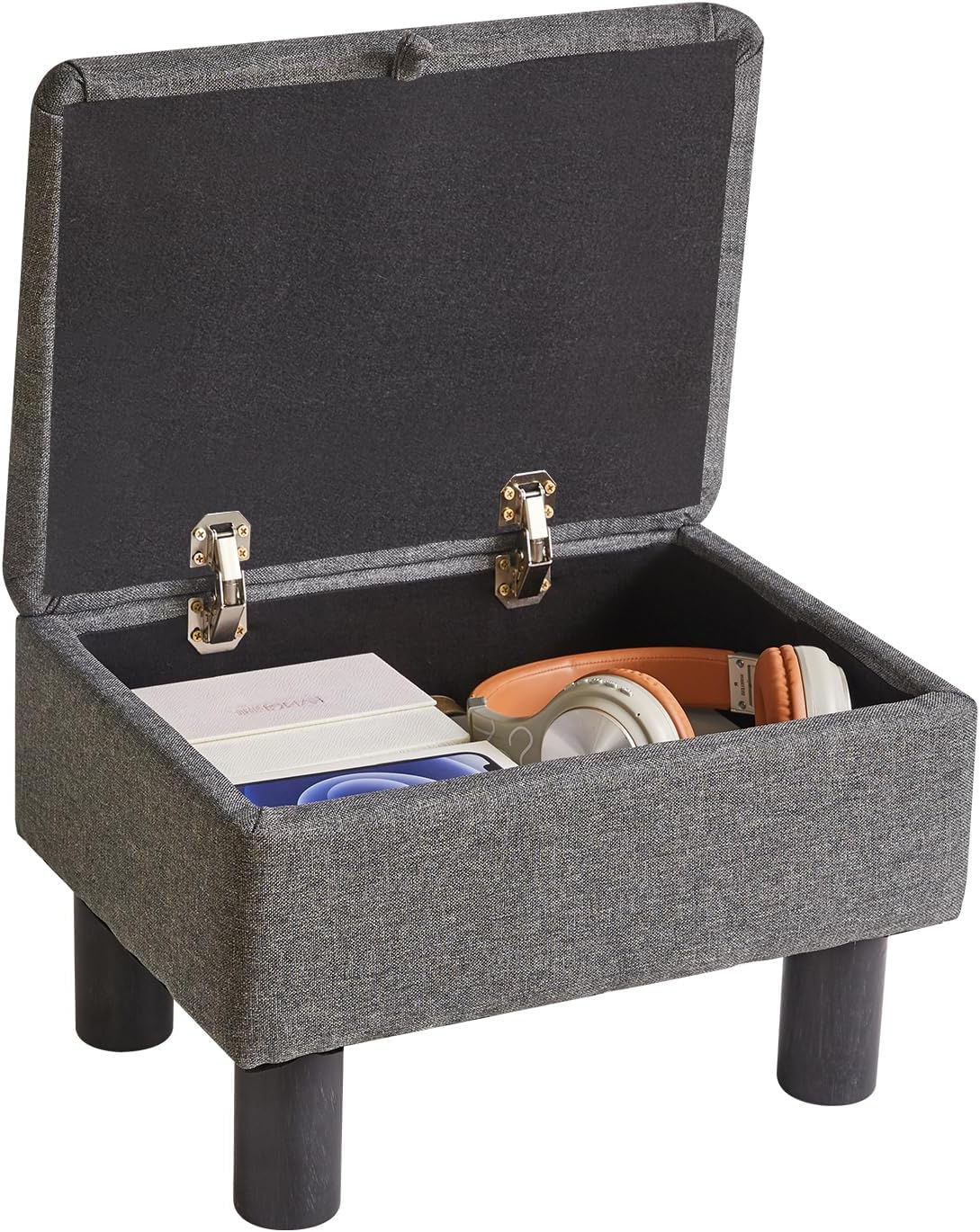 スツール 低い ロースツール 無垢材の脚付き 高反発 ミニ椅子 フットスツール 40*30*24cm オットマン ..