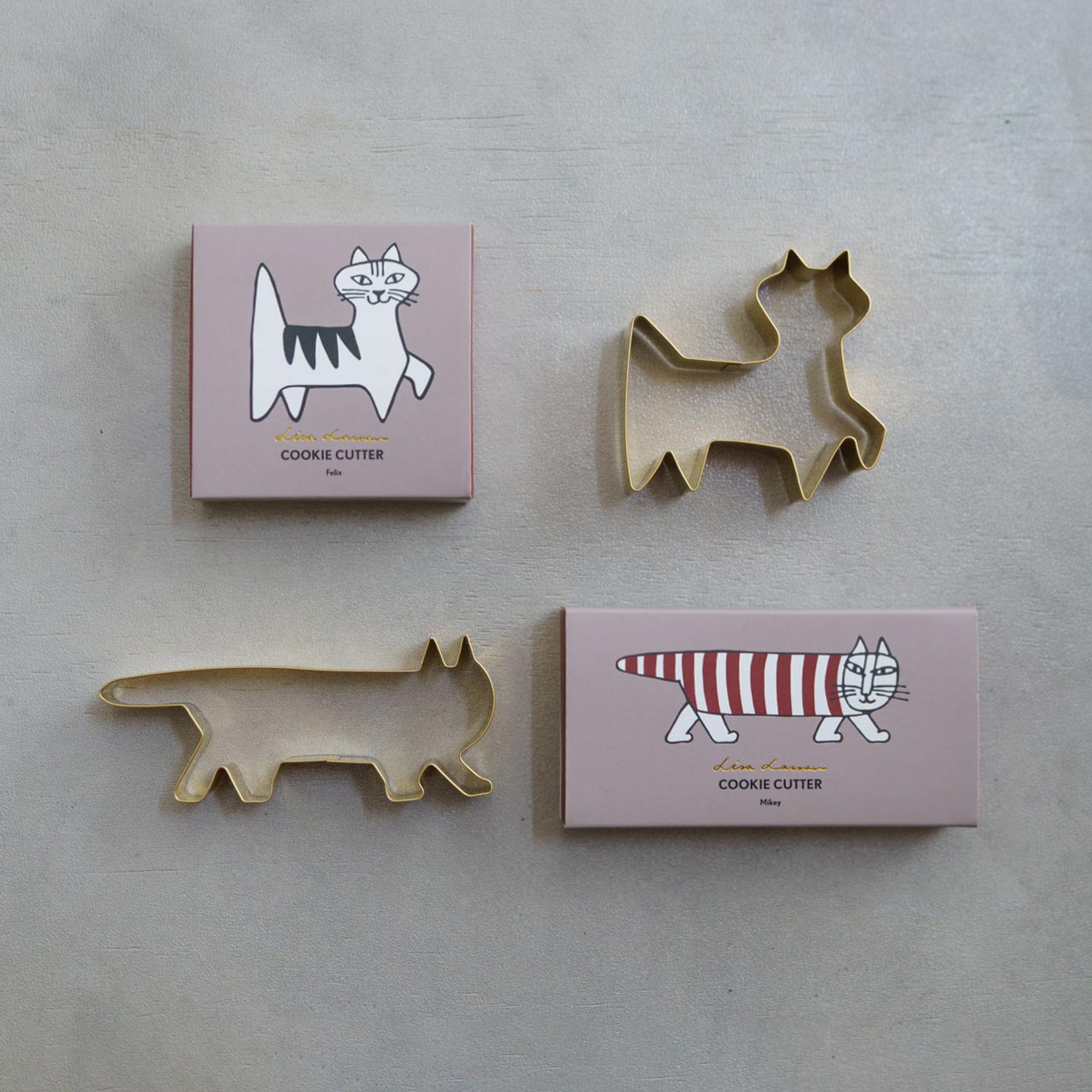 Lisa Larson クッキーカッター 型抜き 北欧 猫 クッキー型 クリスマス ギフト 北欧デザイン リサラーソン 北欧デザイン お菓子作り