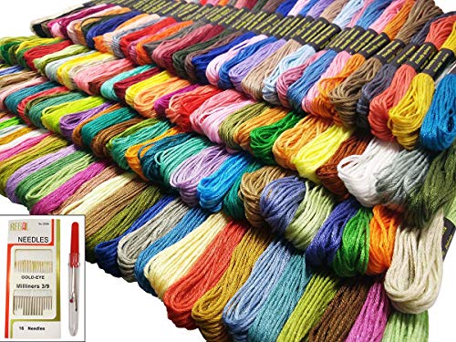 150色 カラーが豊富できれい 刺しゅう糸 刺繍系 まとめ買いオリジナルセット 150束 6本綴 900本