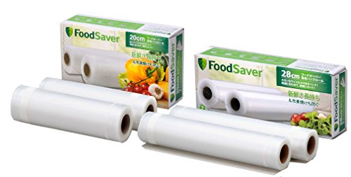 FoodSaver 【公式】 真空パックロール 20cm2本28cm2本セット PRST/PRBT