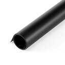 色：ブラック PVC 背景紙 商品 小物 撮影 白 黒 つや消し 光沢 両面バックペーパー ミラー 両面仕様 60cm 130cm (ブラック)