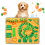 色：イェロー（60*80cm） ノーズワークマット 犬 おもちゃ 犬 玩具 ノーズワーク マット 2022年 小型犬 おやつ隠しマット のーずわーくマット 犬 早食い防止 犬 噛むおもちゃ 分離不安/ストレ