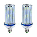 サイズ：LED 60W/2 個入 LEDコーンライト トウモロコシ型 60W LED電球 E26口金 6000LM 6000K 400-450W白熱電球相当 超高輝度 省エネ 長寿命 倉庫・納戸・駐車場・車庫・工場・屋内ガレージなどに対応(昼