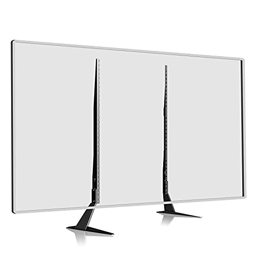サイズ：27-85インチ対応 Suptek ユニバーサル LCD 液晶テレビスタンド 汎用 テレビテーブルトップスタンド テレビ台座 27-85インチ対応 耐荷重49.8kg VESA規格最大1000x800mm ML2785