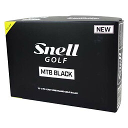 スネルゴルフ(Snell Golf) ゴルフボール MTB BLACK ゴルフボール 1ダース(12球入) イエロー