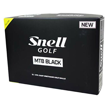 スネルゴルフ(Snell Golf) ゴルフボール MTB BLACK ゴルフボール 1ダース(12球入) イエロー