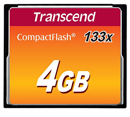 サイズ：4GB Transcend 4GB CF CARD (133X、 T