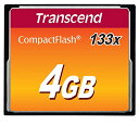 サイズ：4GB Transcend 4GB CF CARD (133X、 T