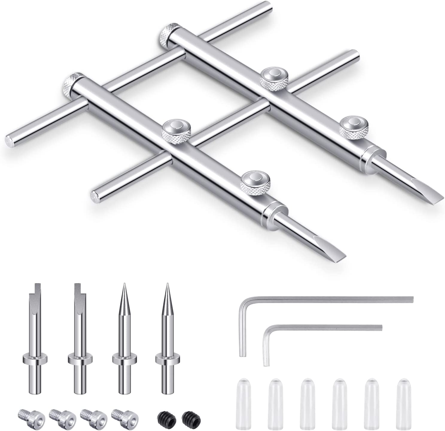 Neewer カメラレンズ修理 メンテナンス用工具キット 内容：10-100mmかに目レンチチップ3点ネジ6点六角レンチ2点 Canon Nikon Sony Olympus DSLRカメラに対応