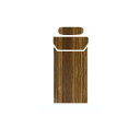AWESOME(オーサム) プルームテックスキンシール ブラウン(木目) PLS-001【送料無料】 メール便対応商品