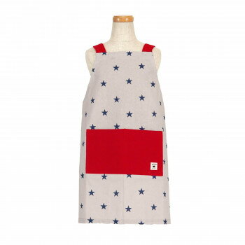 フレンズヒル　キッズエプロンL　ポッピングスター　ベージュUS-153-27【送料無料】