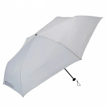 LESS IS MORE クイックシャットライト 折りたたみ傘 55cm ミスティグレー U355-1123GY1-BC【送料無料】