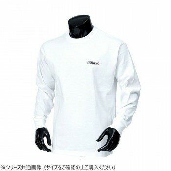 NANKAI ナンカイ コーポレートロゴコットン長袖Tシャツ SDW-3503 L ホワイト【送料無料】