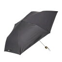 Waterfront ぺん細サンシェイド木手 折りたたみ傘 50cm ブラック S350-1131BK1-B1【送料無料】