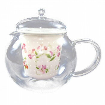 有田焼 セランドグラス おしゃれポット 誕生花 3月 スイートピー 500cc FC-550C【送料無料】