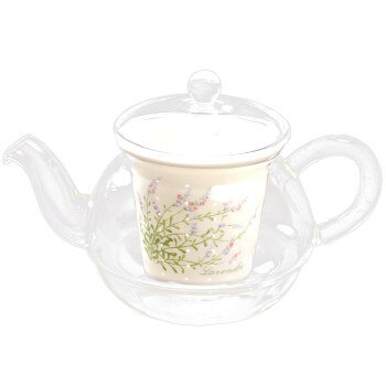 有田焼 セランドグラス おしゃれポット ラベンダー 300cc KA-200【送料無料】