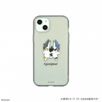 mofusand IIIIfit Clear iPhone15Plus・14Plusケース なかよし MOFU-25A【送料無料】 メール便対応商品
