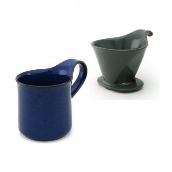 ZERO JAPAN(ゼロジャパン) ドリッパー＆カフェマグセット ドリッパートレイ付 DMZ-16 SGY/JB【送料無料】