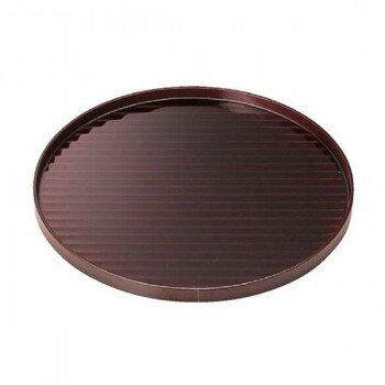 福井クラフト　木)尺0丸盆カンナ目溜 50407640【送料無料】