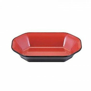 福井クラフト　ニュー亀甲長手鉢 朱天黒 48010680【送料無料】