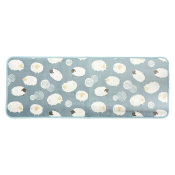 jou jou lier ジュジュリエ　ぞろぞろひつじくん　フランネルキッチンマット　80　SKY　GMT8670【送料無料】