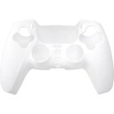 PS5用 コントローラーシリコンカバー ホワイト CY-P5CRSC-WH【送料無料】