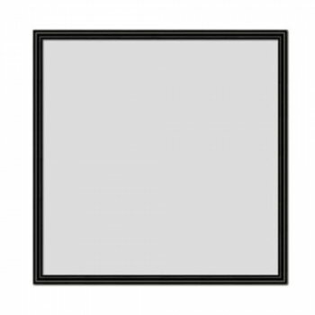 A.P.J. 木製フレーム D型フレーム 30角サイズ(300×300mm)　ブラック・0021700924【送料無料】