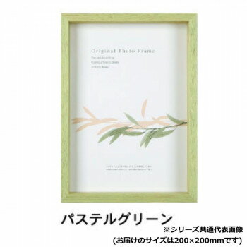 A.P.J. BOXフレーム アートボックスフレーム(高さ:35mm) 20角サイズ(200×200mm)　パステルグリーン・0021768047【送料無料】